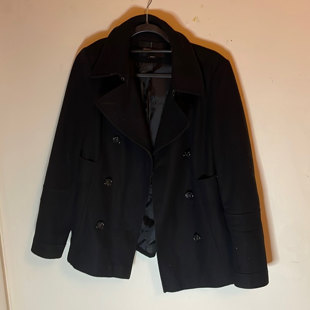 Black moda international coat! I have two so I’m selling one
